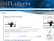 Tablet Screenshot of mondealaveclunivers.com